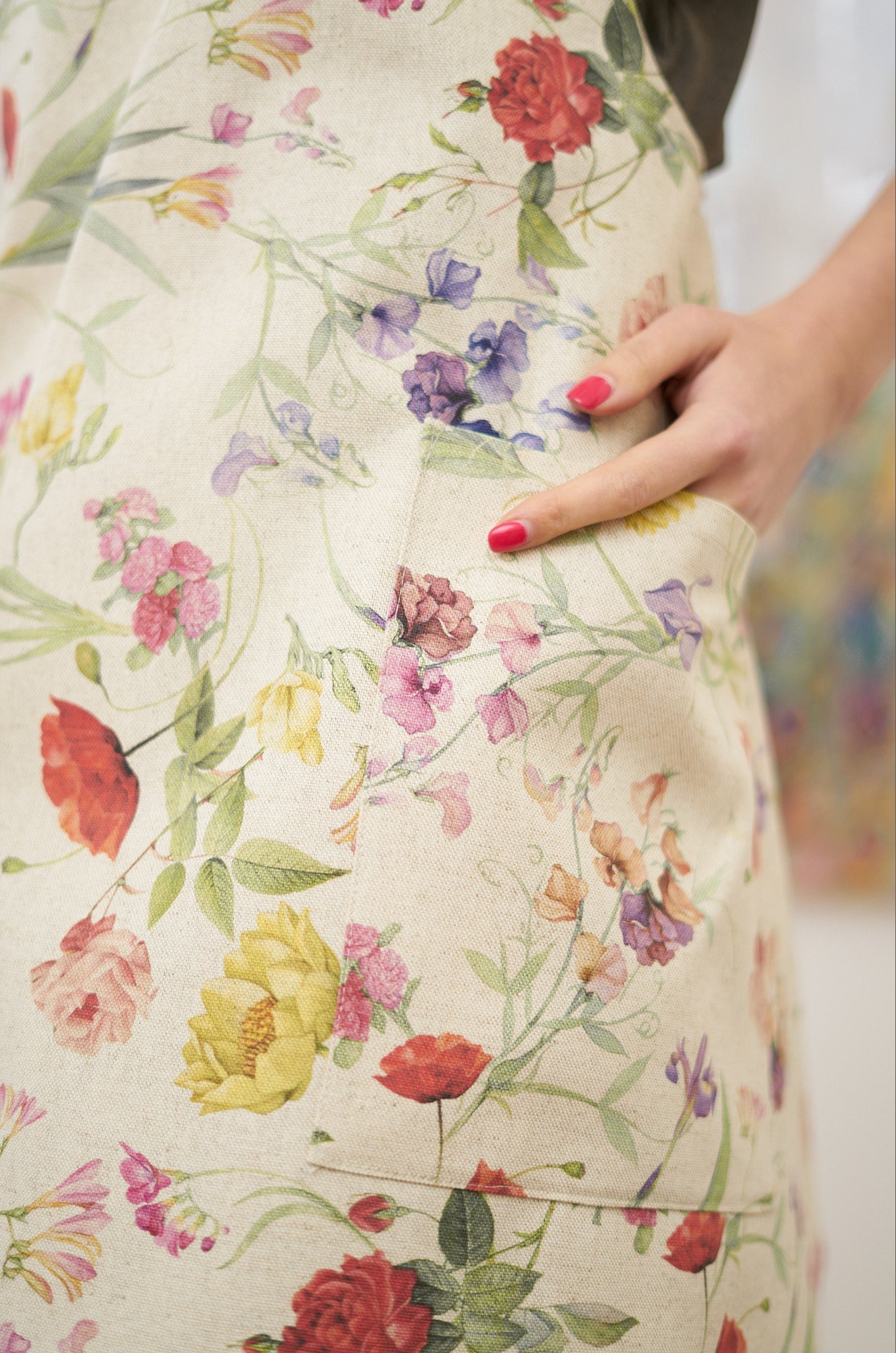 Zástera Blossom z kolekcie Hortensias Home – ručná výroba z Lotyšska