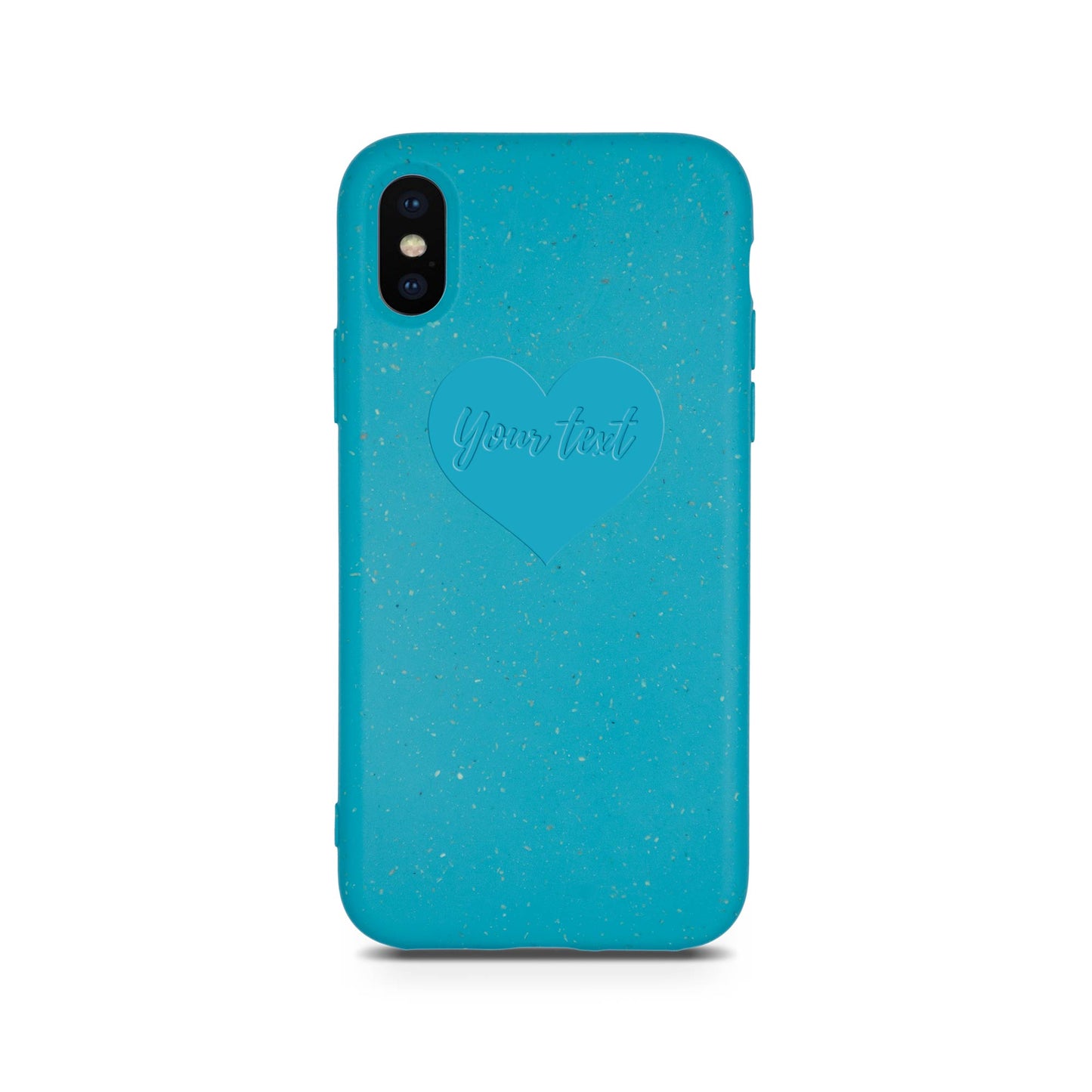 Personalizované biologicky rozložiteľné púzdro na mobil – farba Ocean Blue 🌊❤️ | YEVA.s