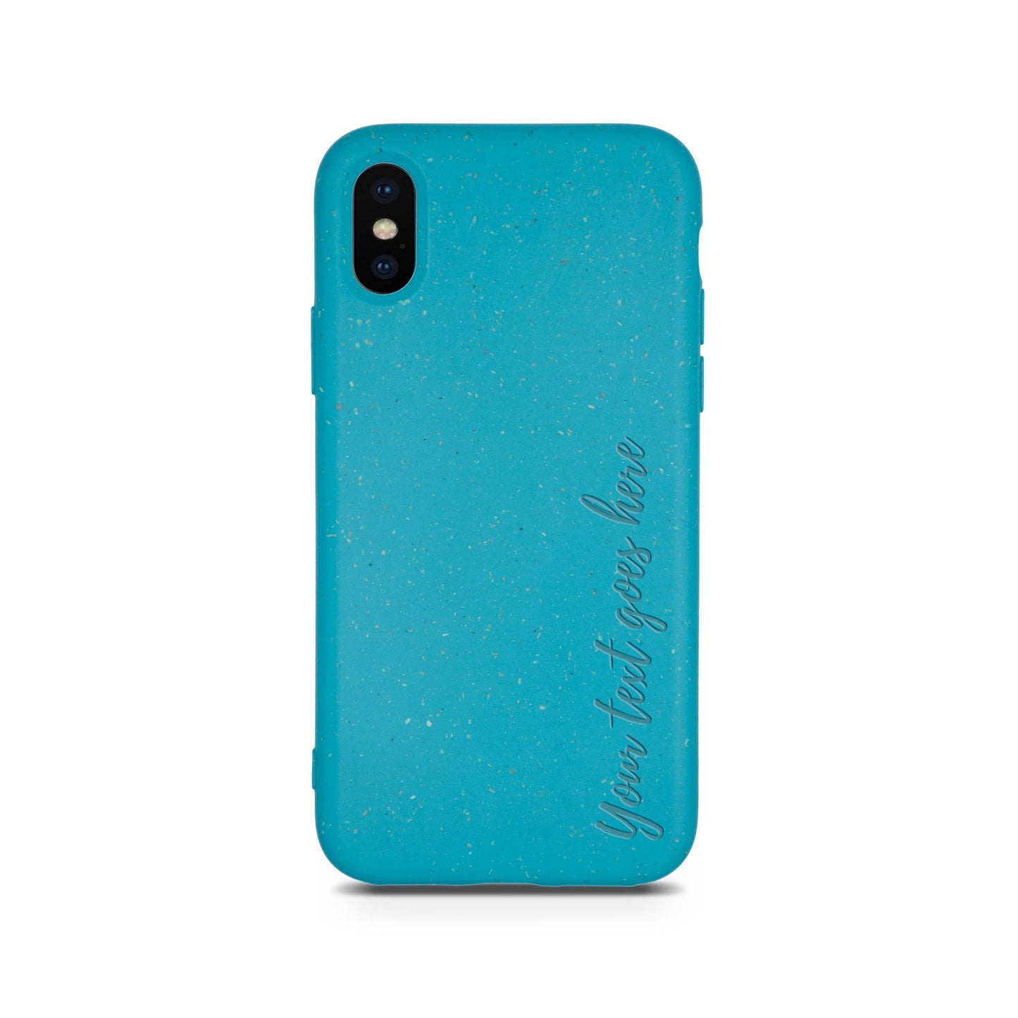 Personalizované biologicky rozložiteľné púzdro na mobil – farba Ocean Blue 🌊❤️ | YEVA.s