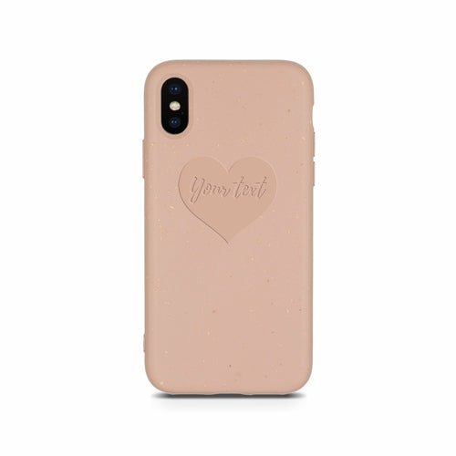 Personalizované biologicky rozložiteľné púzdro na mobil – farba Pastel Pink 💗 | YEVA.sk
