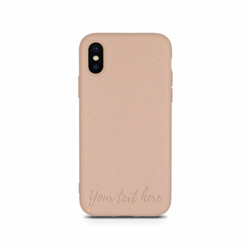Personalizované biologicky rozložiteľné púzdro na mobil – farba Pastel Pink 💗 | YEVA.sk