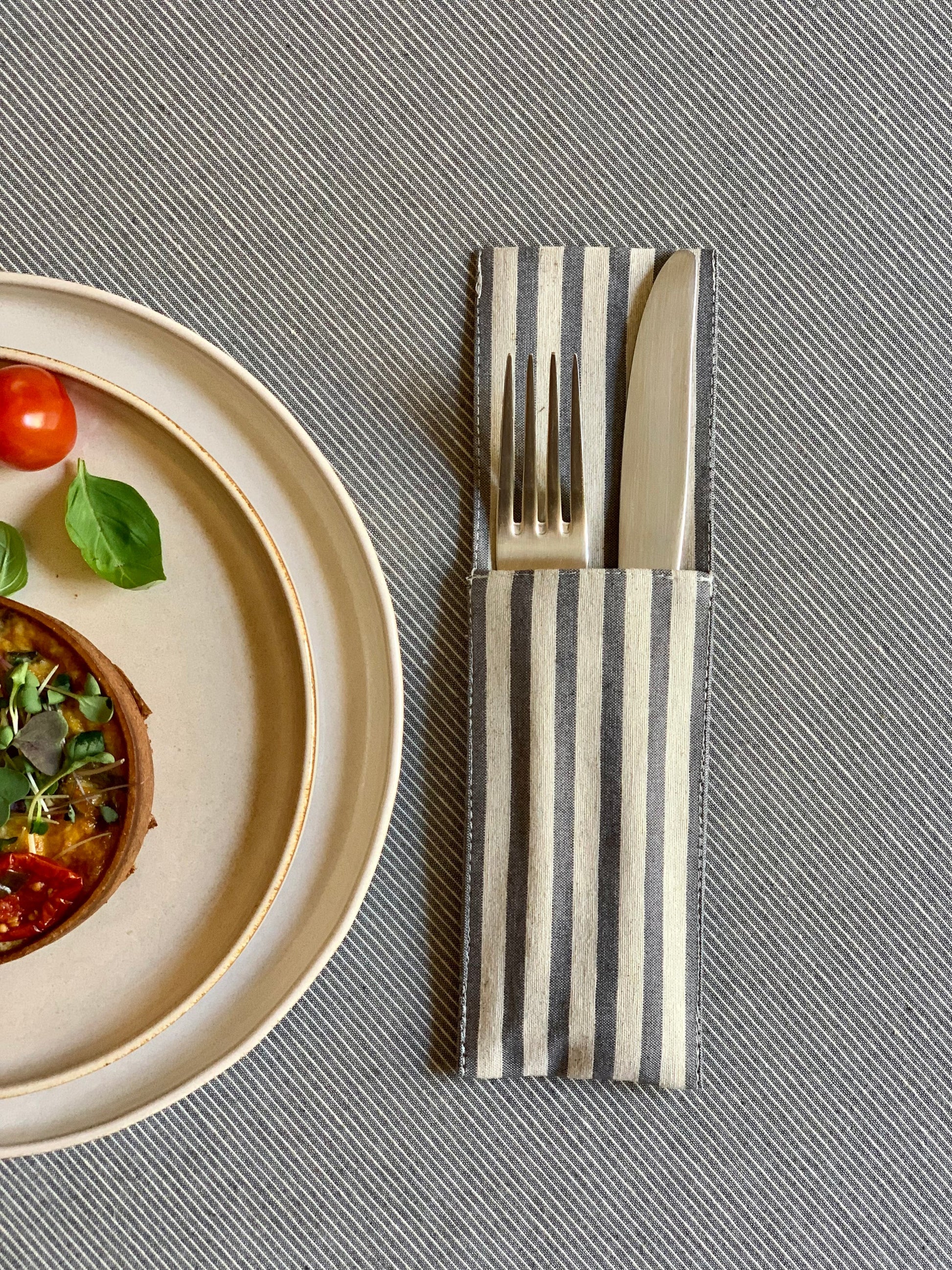 Držiak na príbory Nord 1 z recyklovanej bavlny – YEVA.sk