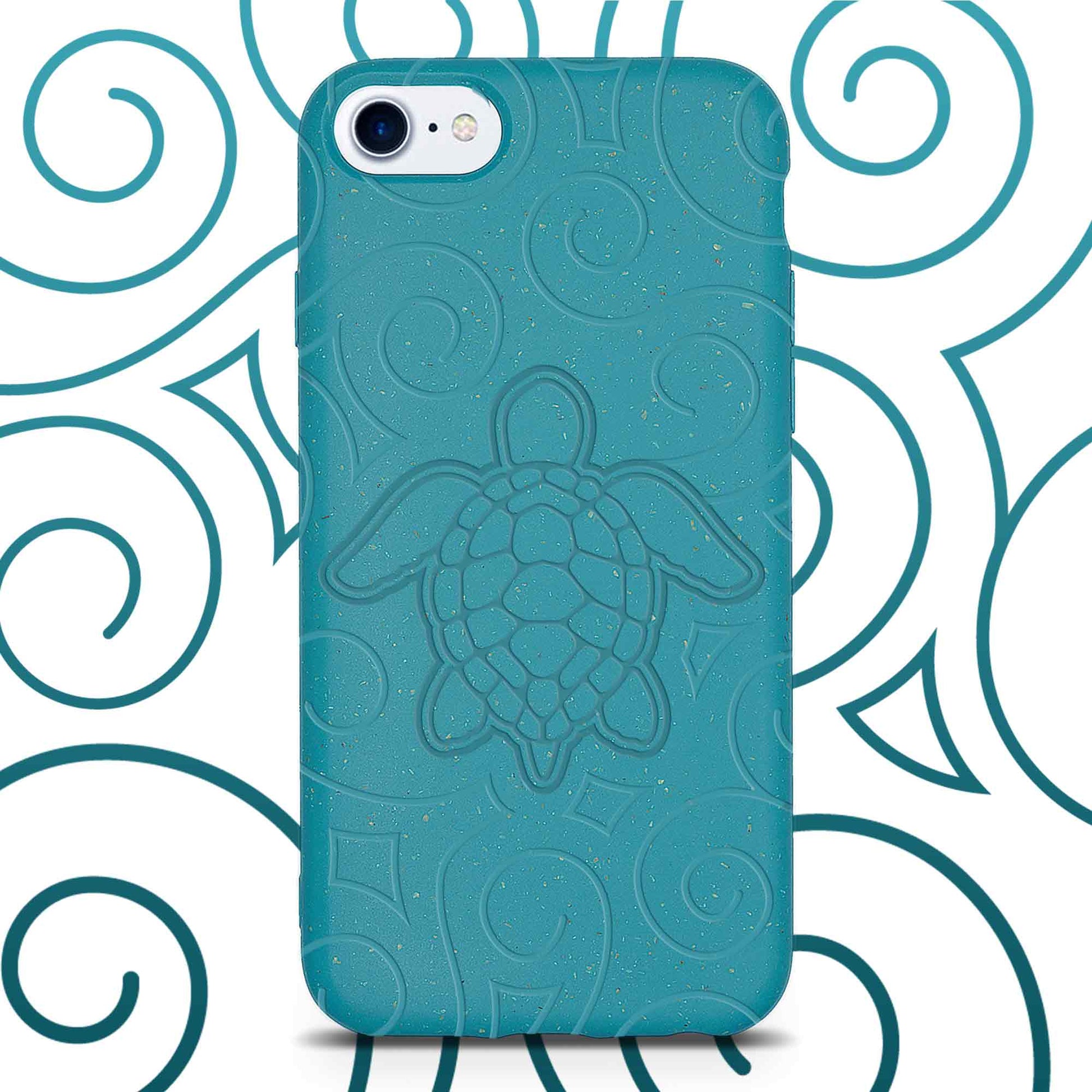 Biologicky rozložiteľné púzdro Ocean Turtle – farba Ocean Blue & Black – YEVA.sk