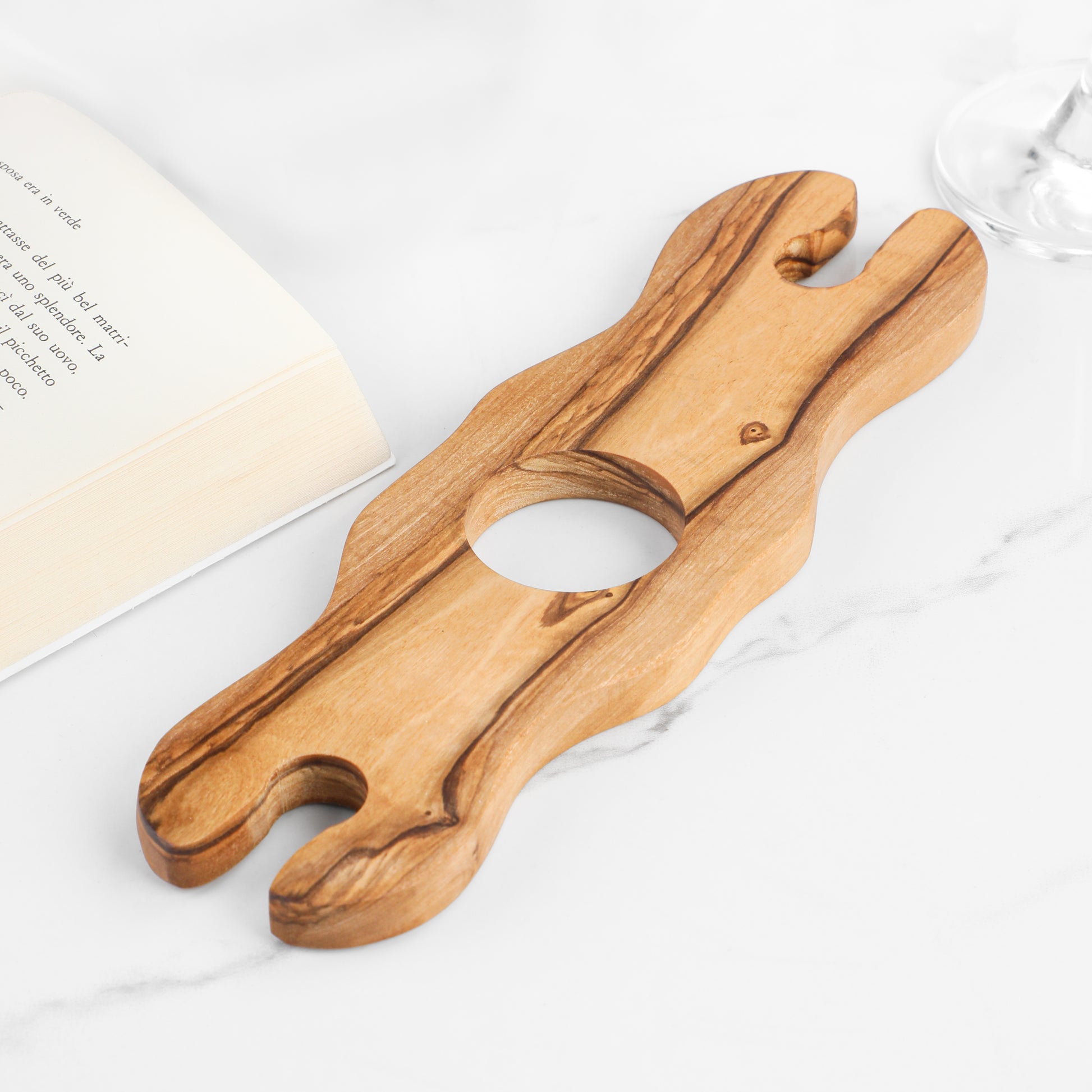 Barový organizér z prírodného olivového dreva – praktický a štýlový – YEVA.sk