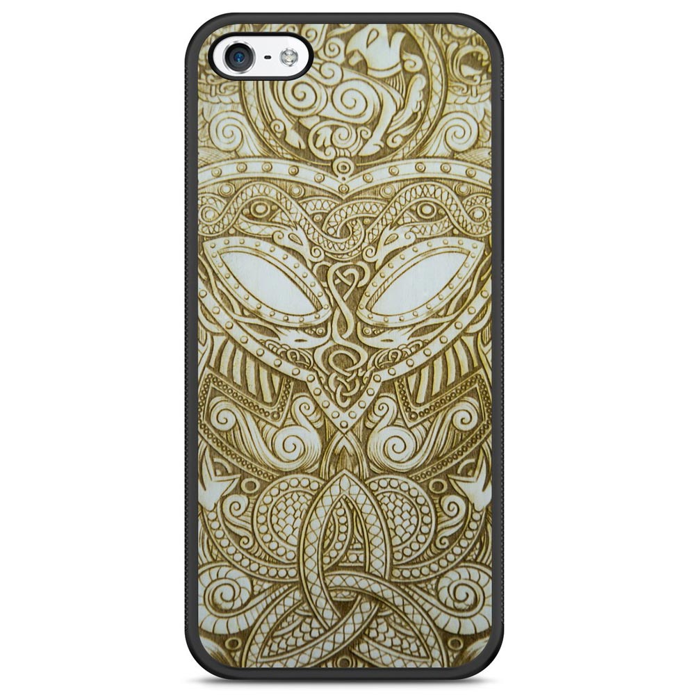 Prémiové drevené púzdro na mobil Viking – ekologické a ručne vyrobené | YEVA.sk