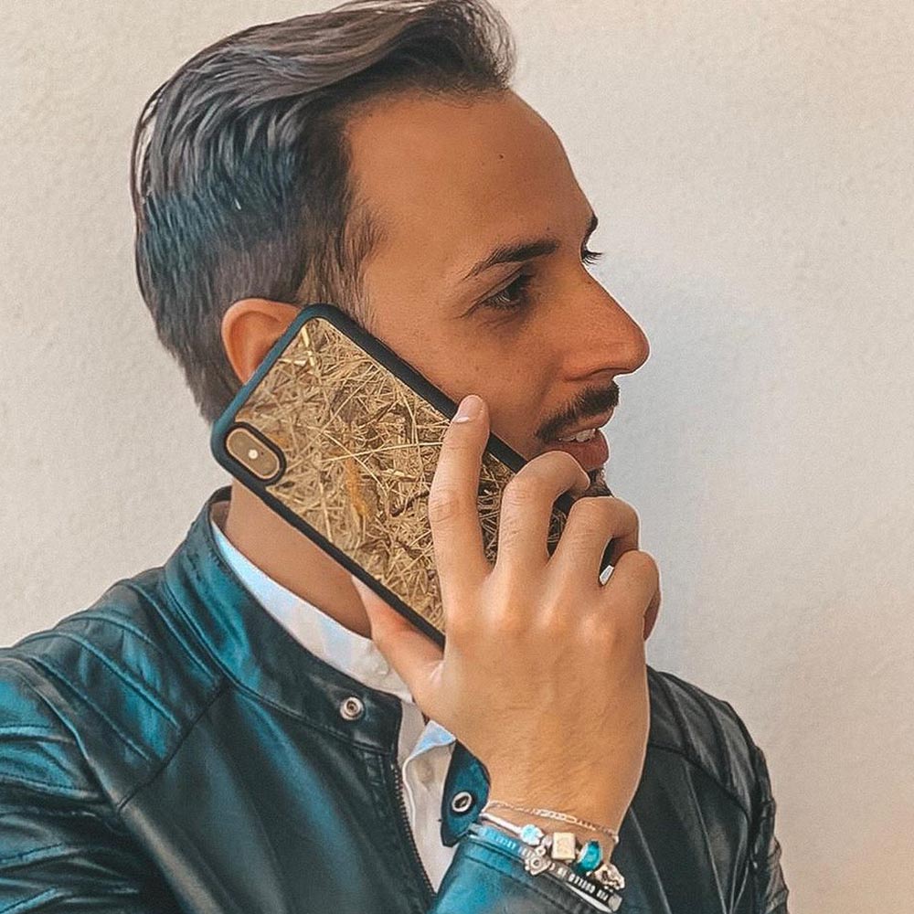 Organické púzdro na mobil Alpine Hay – ručne lisované alpské seno | YEVA.sk