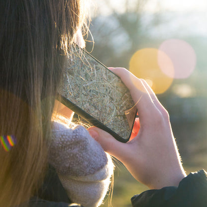 Organické púzdro na mobil Alpine Hay – ručne lisované alpské seno | YEVA.sk