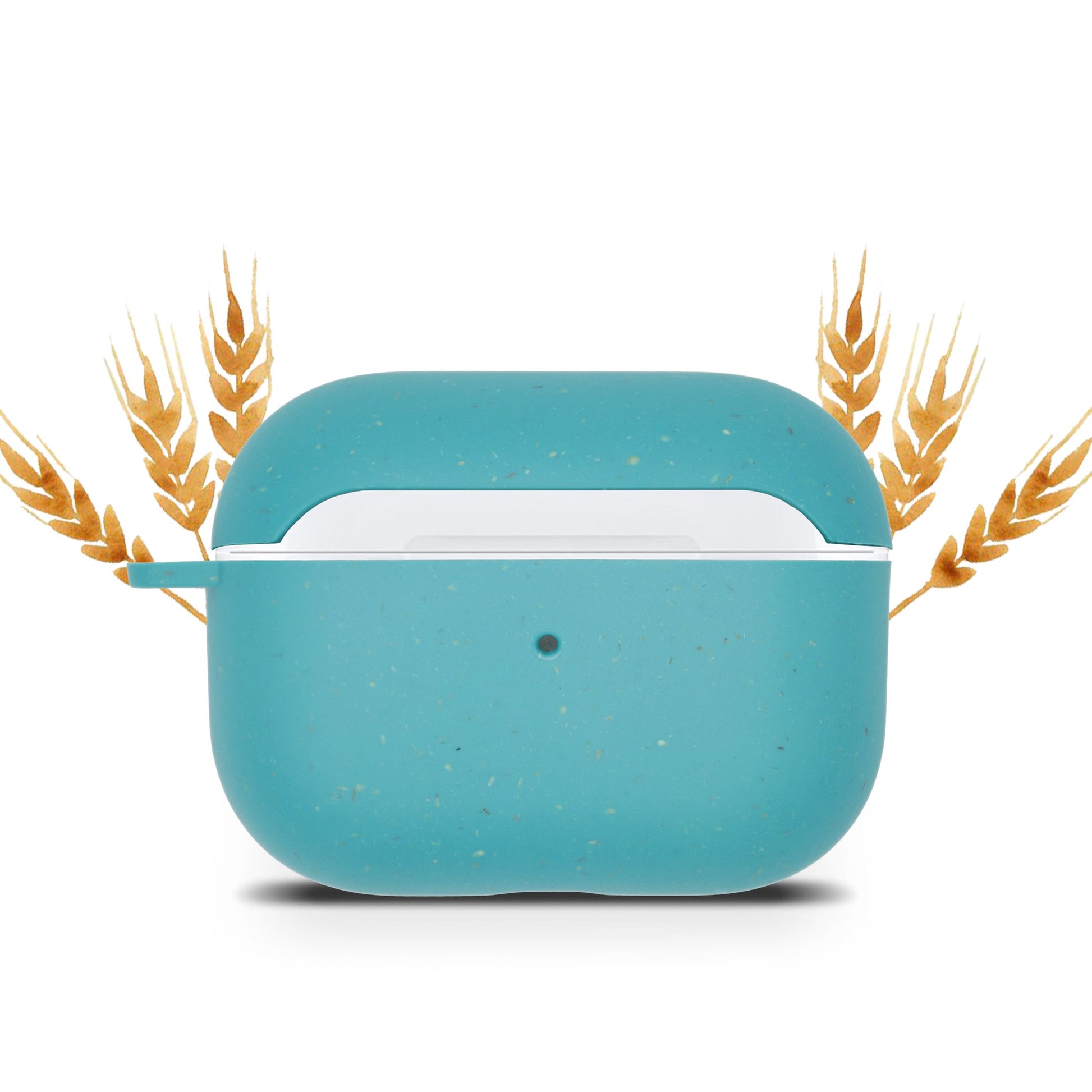 Biologicky rozložiteľné púzdro na AirPods Pro – farba Ocean Blue – YEVA.sk