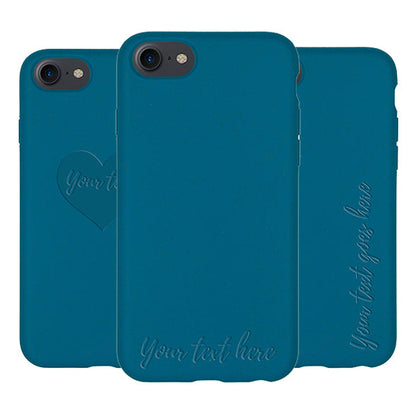 Personalizované biologicky rozložiteľné púzdro na mobil – farba Deep Sea Blue 🌊 | YEVA.sk