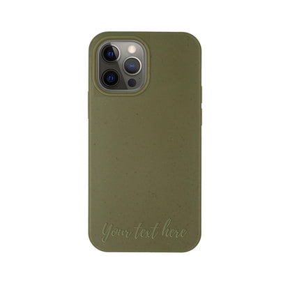 Personalizované biologicky rozložiteľné púzdro na mobil – farba Olive Green 🌿 | YEVA.sk