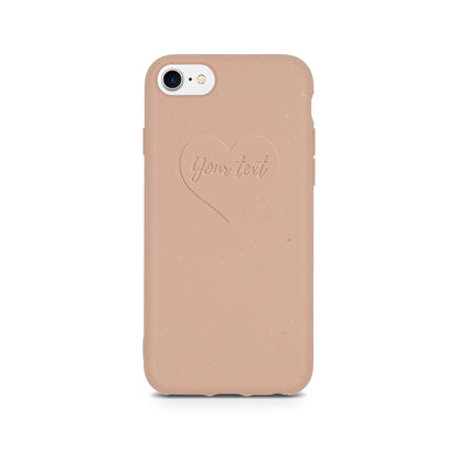Personalizované biologicky rozložiteľné púzdro na mobil – farba Pastel Pink 💗 | YEVA.sk