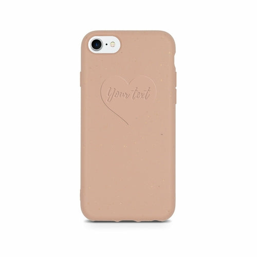 Personalizované biologicky rozložiteľné púzdro na mobil – farba Pastel Pink 💗 | YEVA.sk
