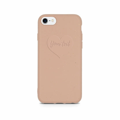 Personalizované biologicky rozložiteľné púzdro na mobil – farba Pastel Pink 💗 | YEVA.sk