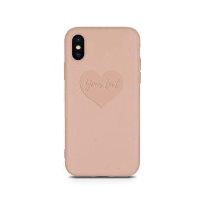 Personalizované biologicky rozložiteľné púzdro na mobil – farba Pastel Pink 💗 | YEVA.sk