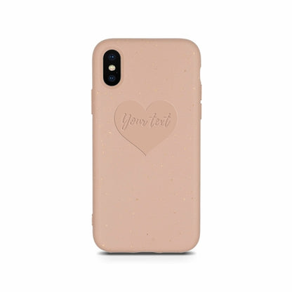Personalizované biologicky rozložiteľné púzdro na mobil – farba Pastel Pink 💗 | YEVA.sk