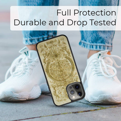 Ručne vyrobené púzdro s laserovým gravírovaním – YEVA.sk