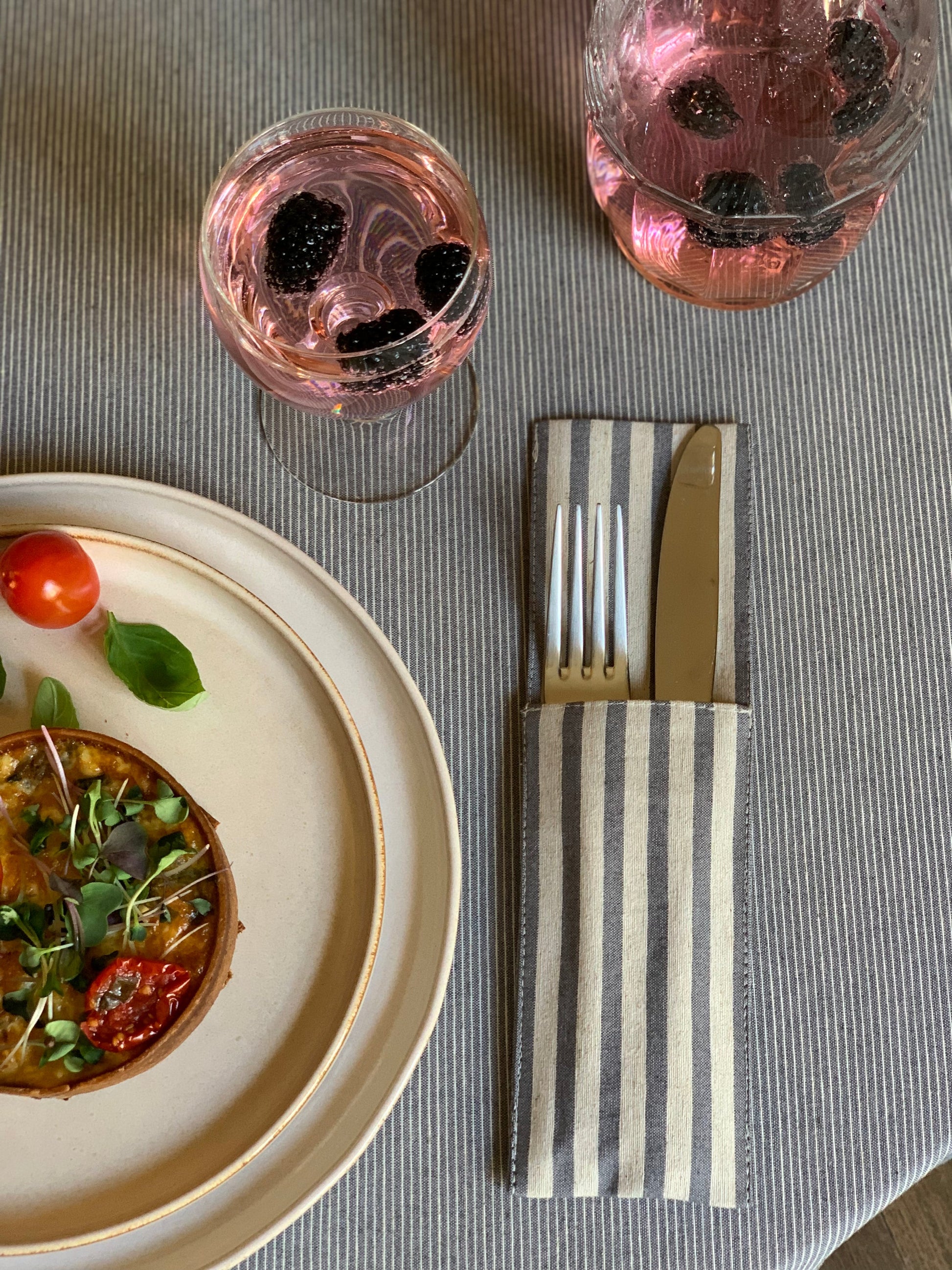 Recyklovaný bavlnený držiak na stôl – zero waste dizajn