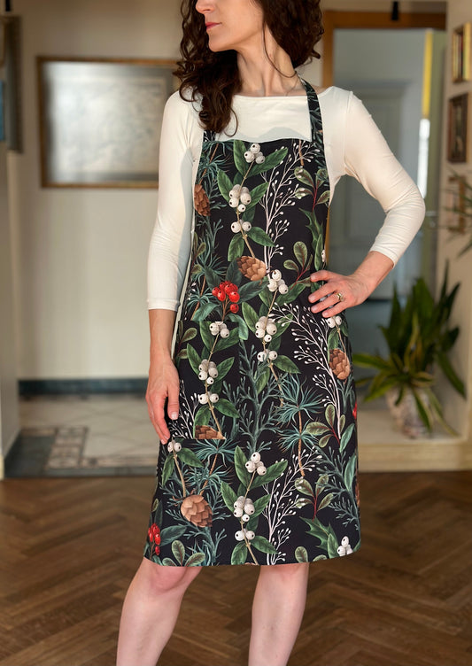 Vianočná dámska zástera Christmas Forest – YEVA.sk