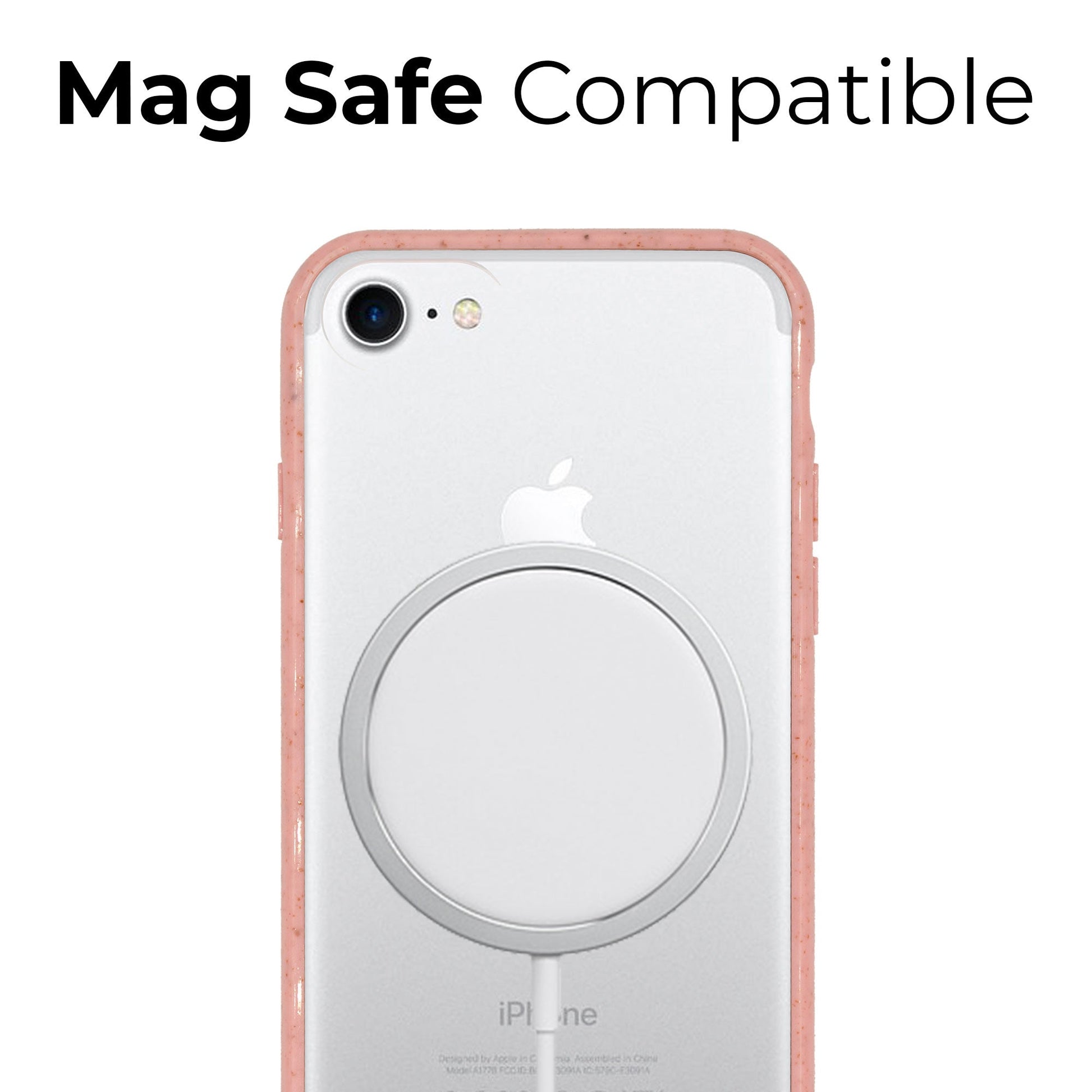 Elegantné transparentné púzdro v ružovom odtieni – YEVA.sk