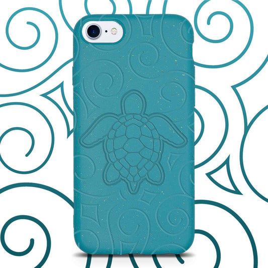 Biologicky rozložiteľné púzdro Ocean Turtle – farba Ocean Blue & Black – YEVA.sk