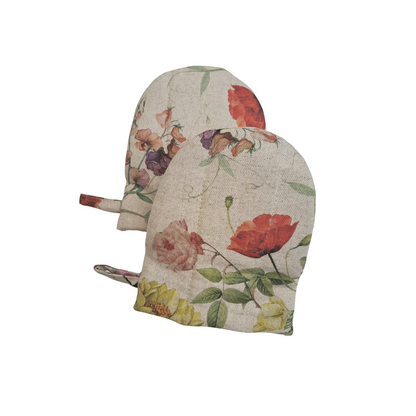 Rukavica na pečenie s dvojitou vlnenou výplňou – kolekcia Blossom