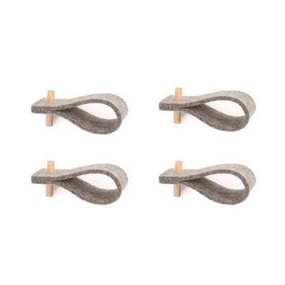 Krúžky na servítky s kovovým detailom – zero waste riešenie