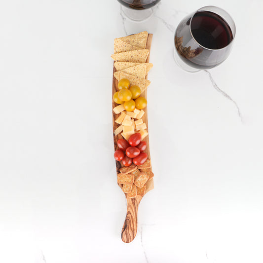 Rustikálna miska na údeniny z olivového dreva – jedinečný servírovací kúsok