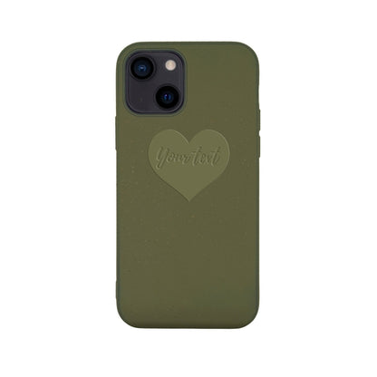Personalizované biologicky rozložiteľné púzdro na mobil – farba Olive Green 🌿 | YEVA.sk