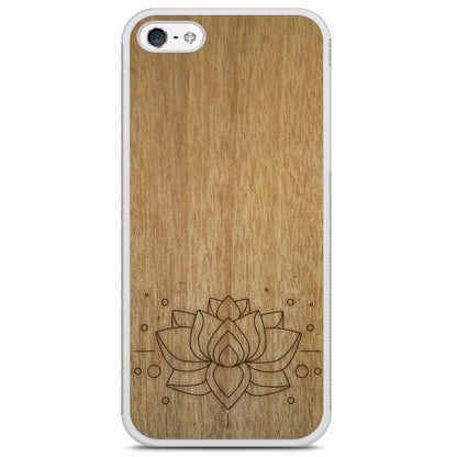 Drevené púzdro na mobil Lotus Flower – symbol čistoty a harmónie 🌸🌿 | YEVA.sk